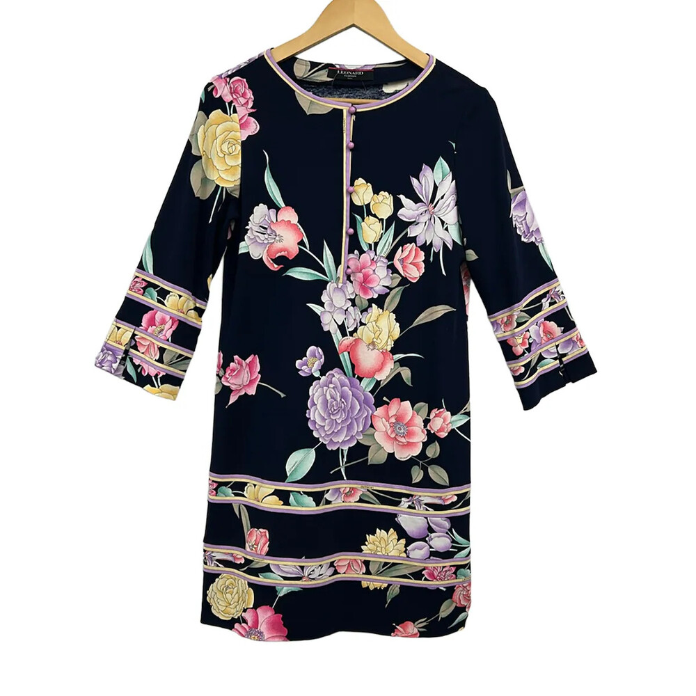 Leonard Dark Navy Pink Multi Women's #340601L57B